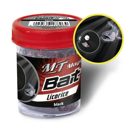 Ciasto Trout Bait Lukrecja czarne Magic Trout 50g