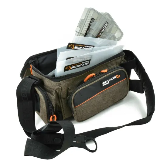 Torba wędkarska System Box 3 pudełka Savage Gear 15x36x23cm 5,5L-91438