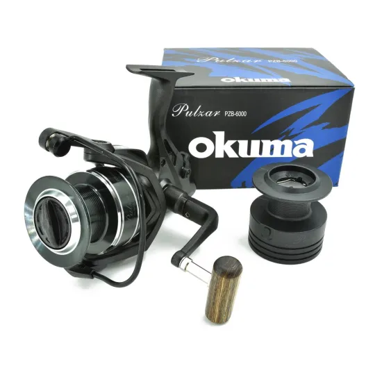 Kołowrotek feeder z wolnym biegiem Okuma Pulzar Baitfeeder PZB-6000 6 łożysk-91874