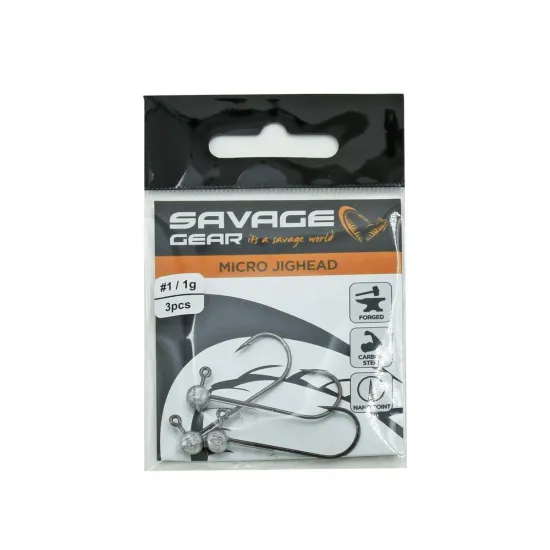 Główka jigowa spinningowa Savage Gear Micro Jighead #1 1,0g 3 sztuki-92065