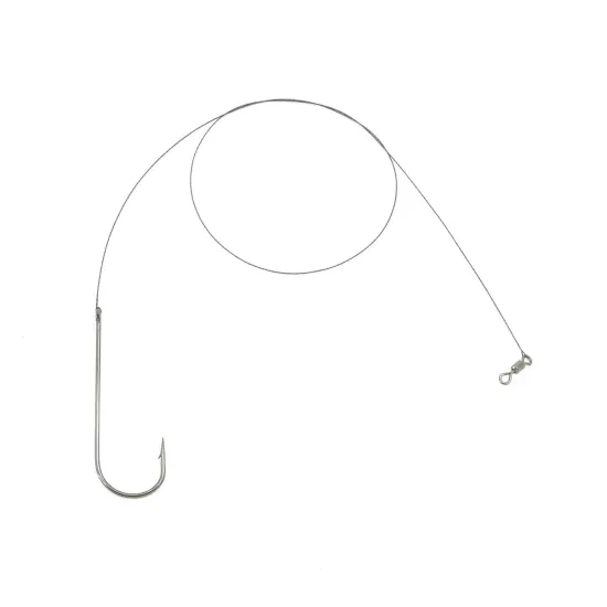 Przypon spinningowy wolframowy do bocznego troka 20cm hak 4 1 sztuka