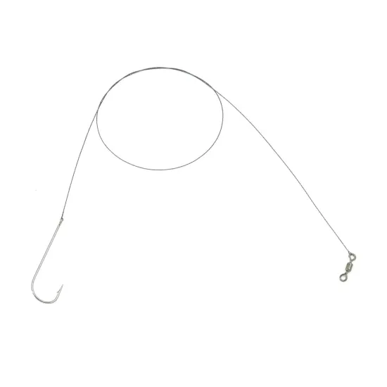 Przypon spinningowy wolframowy do bocznego troka 20cm hak 8 1 sztuka