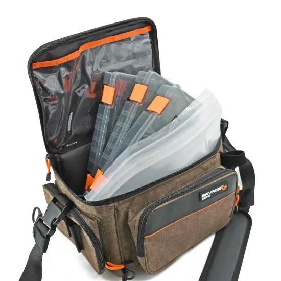 Torba wędkarska System Box 3 pudełka Savage Gear 20x40x29cm 12L-92384