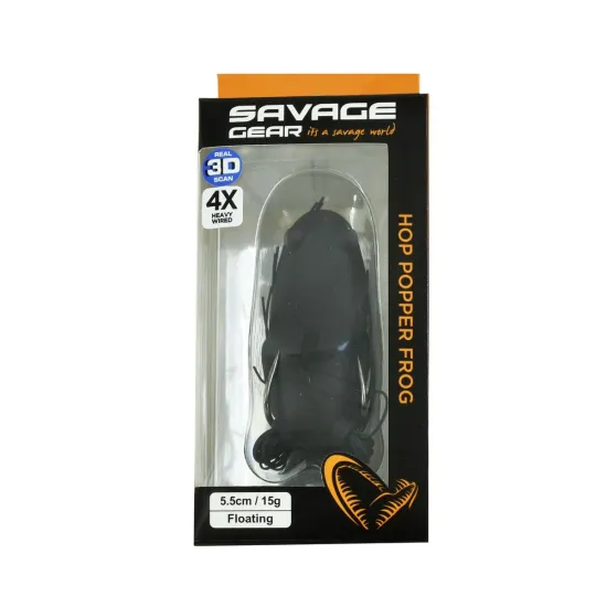 Przynęta Hop Popper Frog Savage Gear 5.5cm / 15g F black-92650