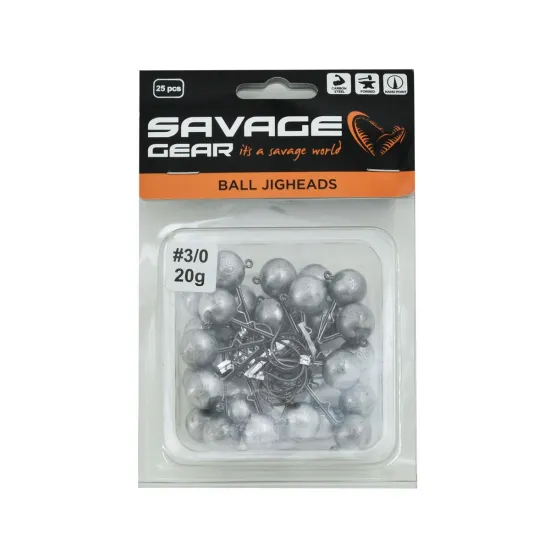 Główka jigowa spinningowa Savage Gear Ball Jighead #3/0 20g 1 sztuka-93085