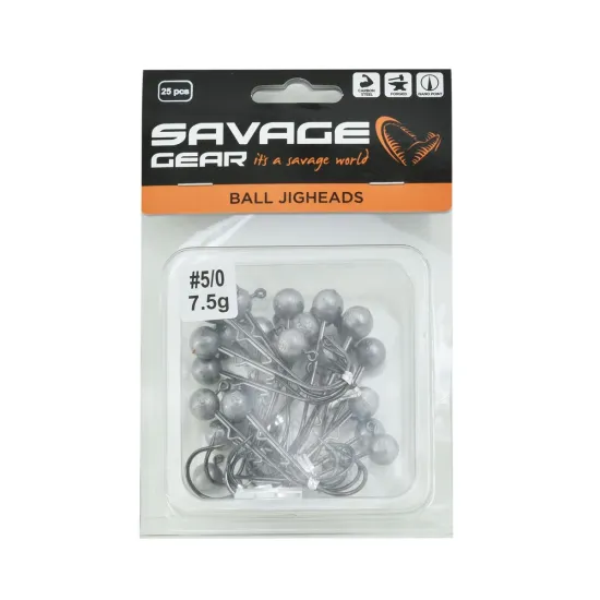 Główka jigowa spinningowa Savage Gear Ball Jighead #5/0 7.5g 1 sztuka-93089