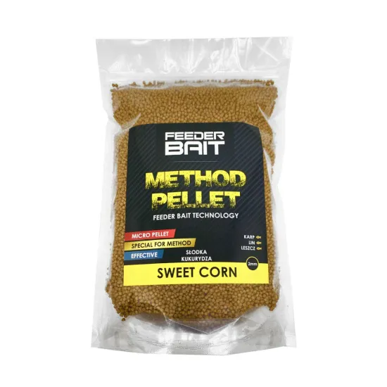 Pellet Micro Słodka Kukurydza Feeder Bait 2mm 800g