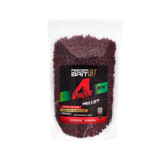 Pellet zanętowy F1 Ochotka & Konopia 4mm Feeder Bait 800g
