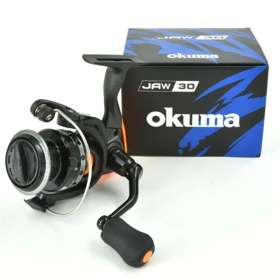 Kołowrotek spinningowy, uniwersalny Okuma Jaw-30 FD 4 łożyska-93928