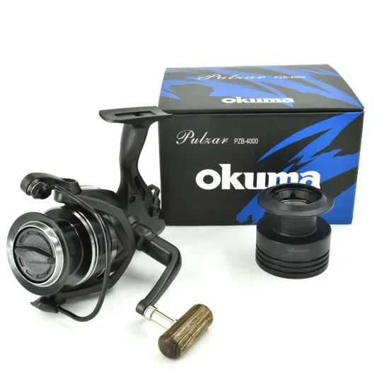 Kołowrotek feeder z wolnym biegiem Okuma Pulzar Baitfeeder PZB-4000 6 łożysk-93939