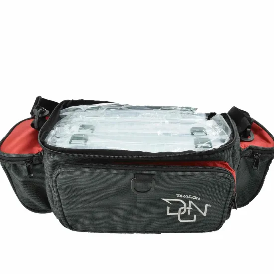 Torba spinningowa z pudełkami Dragon DGN 49x27x20cm-94009