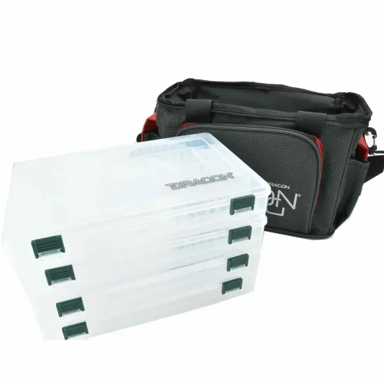 Torba spinningowa z pudełkami Dragon DGN 33x25x21cm-94019