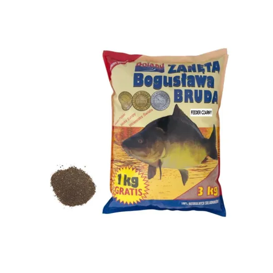 Zanęta wędkarska popularna koszyk feeder czarna Lorpio 3kg