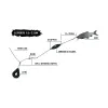 Spławik podwodny Darter U-Float Black Cat 7g neon żółty-94492