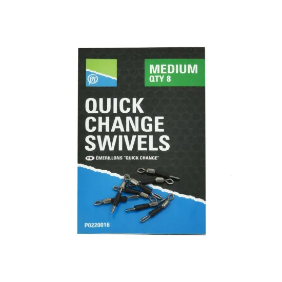 Łącznik szybkiej wymiany Medium Preston 8 sztuk