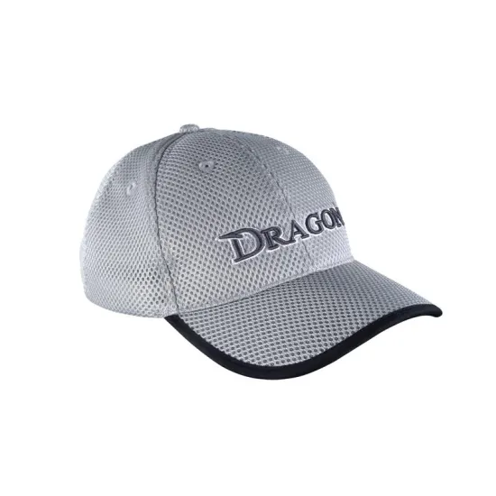 Czapka z daszkiem Dragon baseball sandwich szara jasna