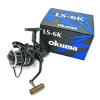 Kołowrotek karpiowy z wolnym biegiem z wolnym biegiem Okuma LS-6K Baitfeeder BR 6 łożysk-95097