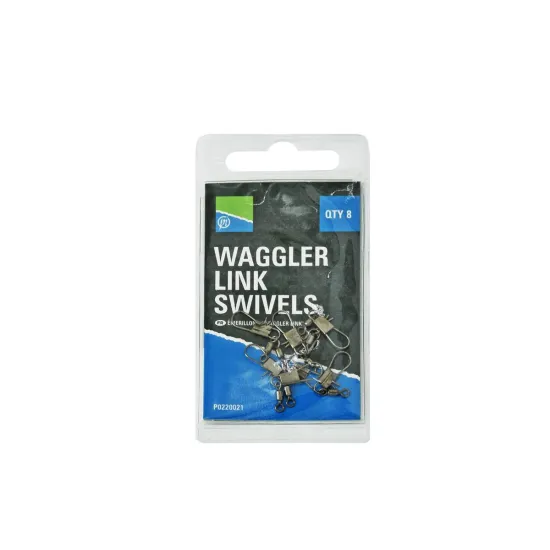 Agrafka z krętlikiem Preston Waggler Link 8 sztuk