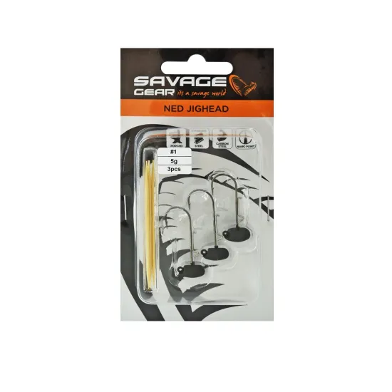 Główka jigowa spinningowa Savage Gear Ned Jighead #1 5,0g 3 sztuki