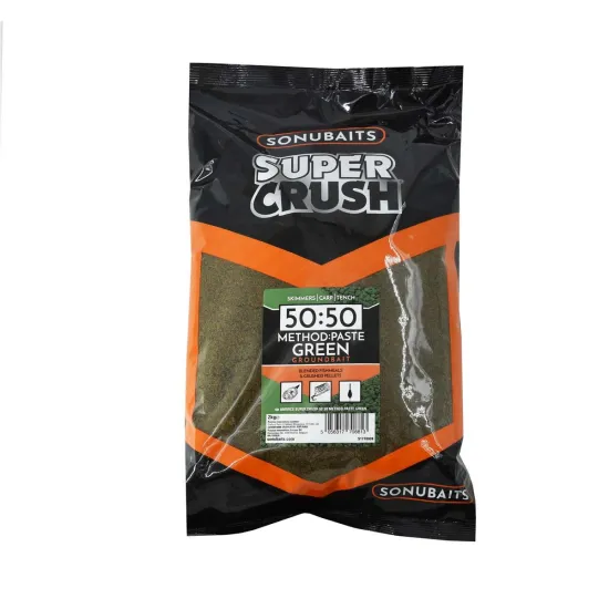 Zanęta wędkarska 50:50 Method Paste Green Sonubaits 2kg