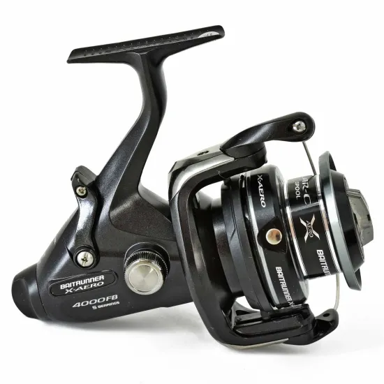Kołowrotek feeder karpiowy z wolnym biegiem Shimano Baitrunner X-Aero 4000 5 łożysk-96130