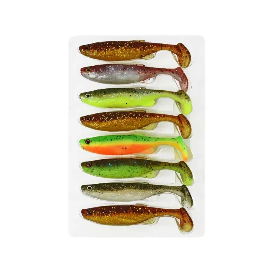 Zestaw przynęt Fat Minnow T-Tail Savage Gear 10.5cm / 11g 8 sztuk