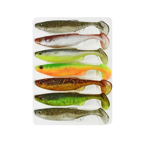 Zestaw przynęt Fat Minnow T-Tail Savage Gear 13cm / 20g 7 sztuk
