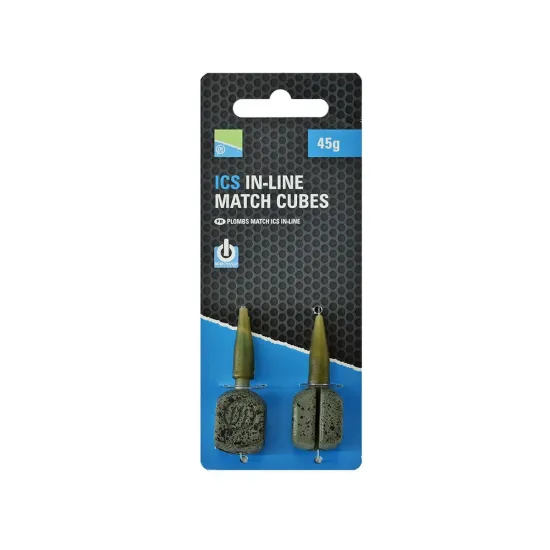 Ciężarek wędkarski ICS In-Line Match Cubes 45g Preston
