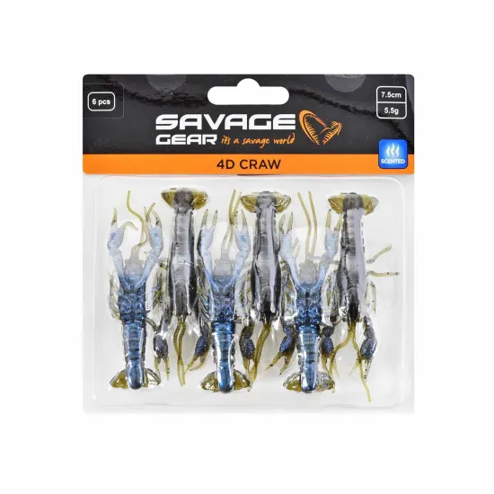 Przynęta Savage Gear 4D Craw F 7.5cm 5.5g 6 sztuk magic