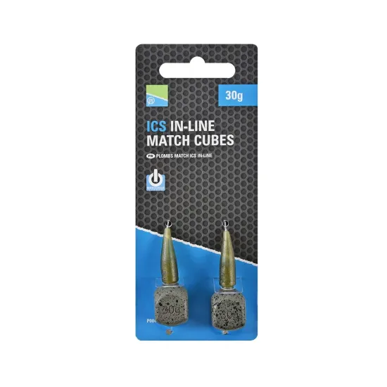 Ciężarek wędkarski ICS In-Line Match Cubes 30g Preston