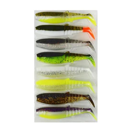Zestaw przynęt Cannibal Shad 10cm 8 sztuk