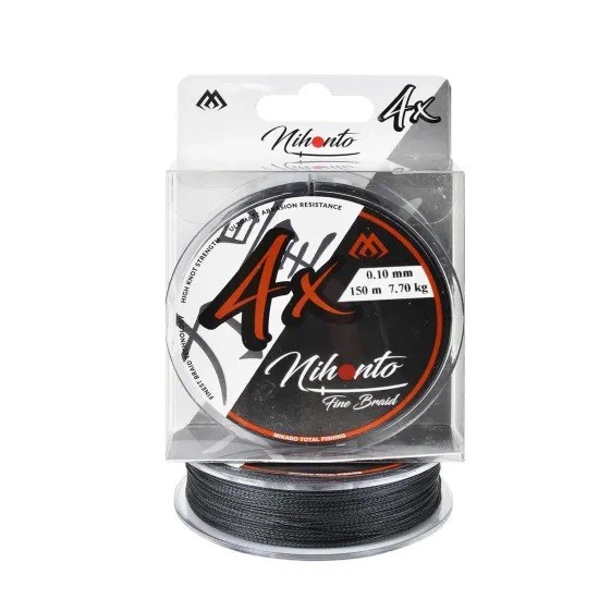 Plecionka spinningowa Mikado Nihonto Fine Braid 0.10mm 150m czarna