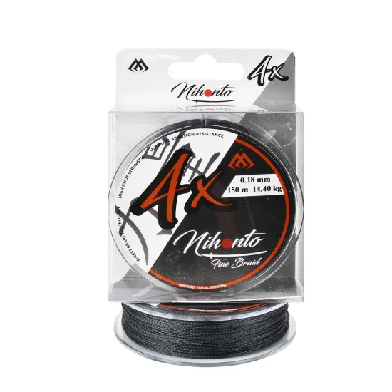 Plecionka spinningowa Mikado Nihonto Fine Braid 0.18mm 150m czarna