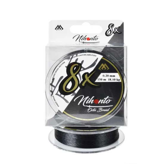 Plecionka spinningowa Mikado Nihonto Octa Braid 0.20mm 150m czarna
